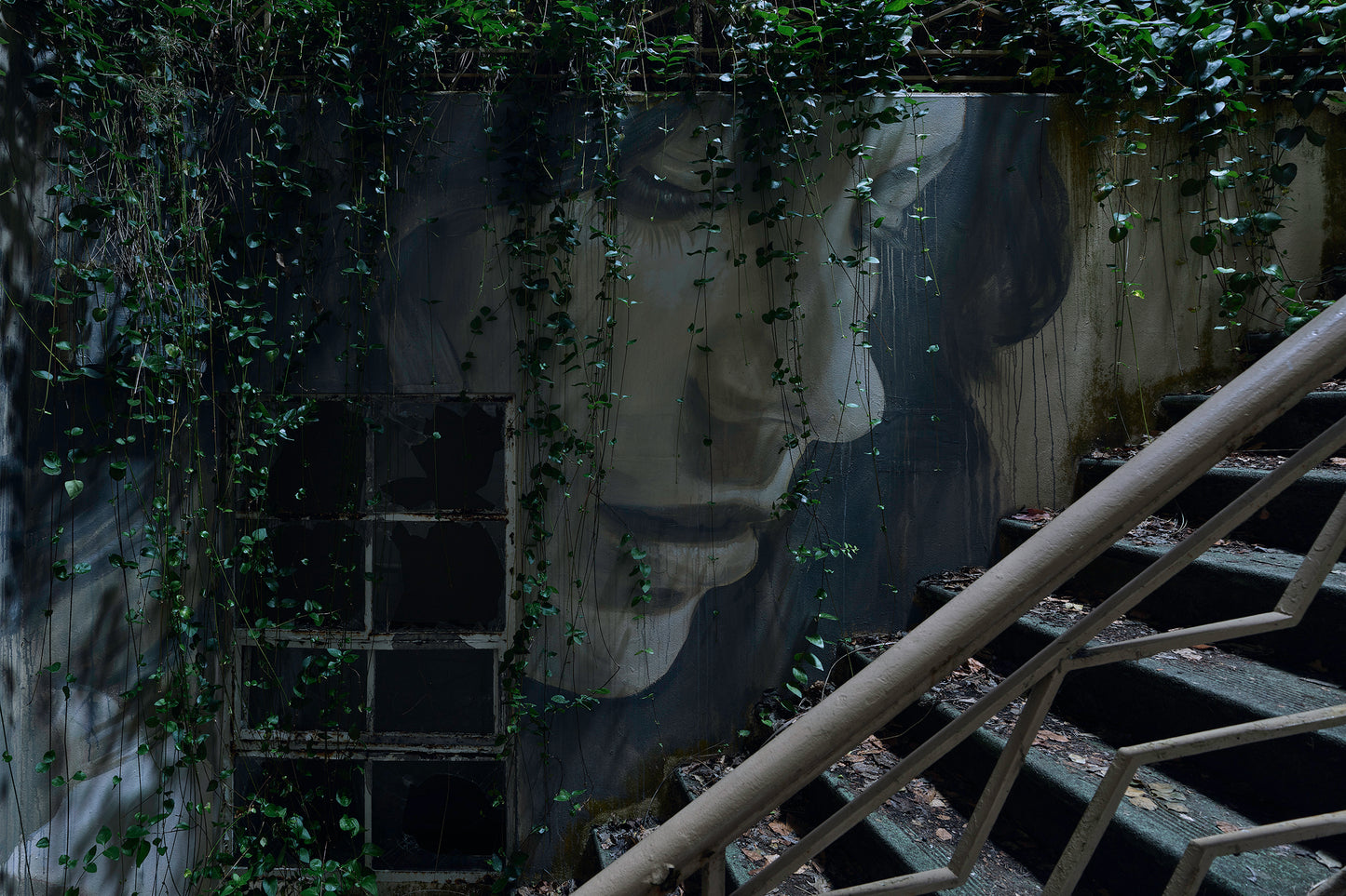 Mural works by Australian Street Artist Rone - Empire Exhibition.