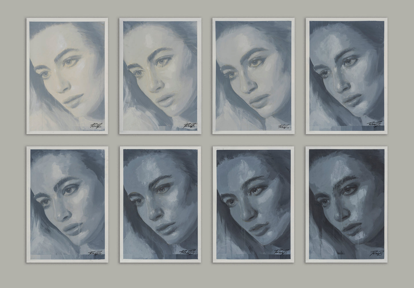 Blue Ocher (Study 7 of 8)