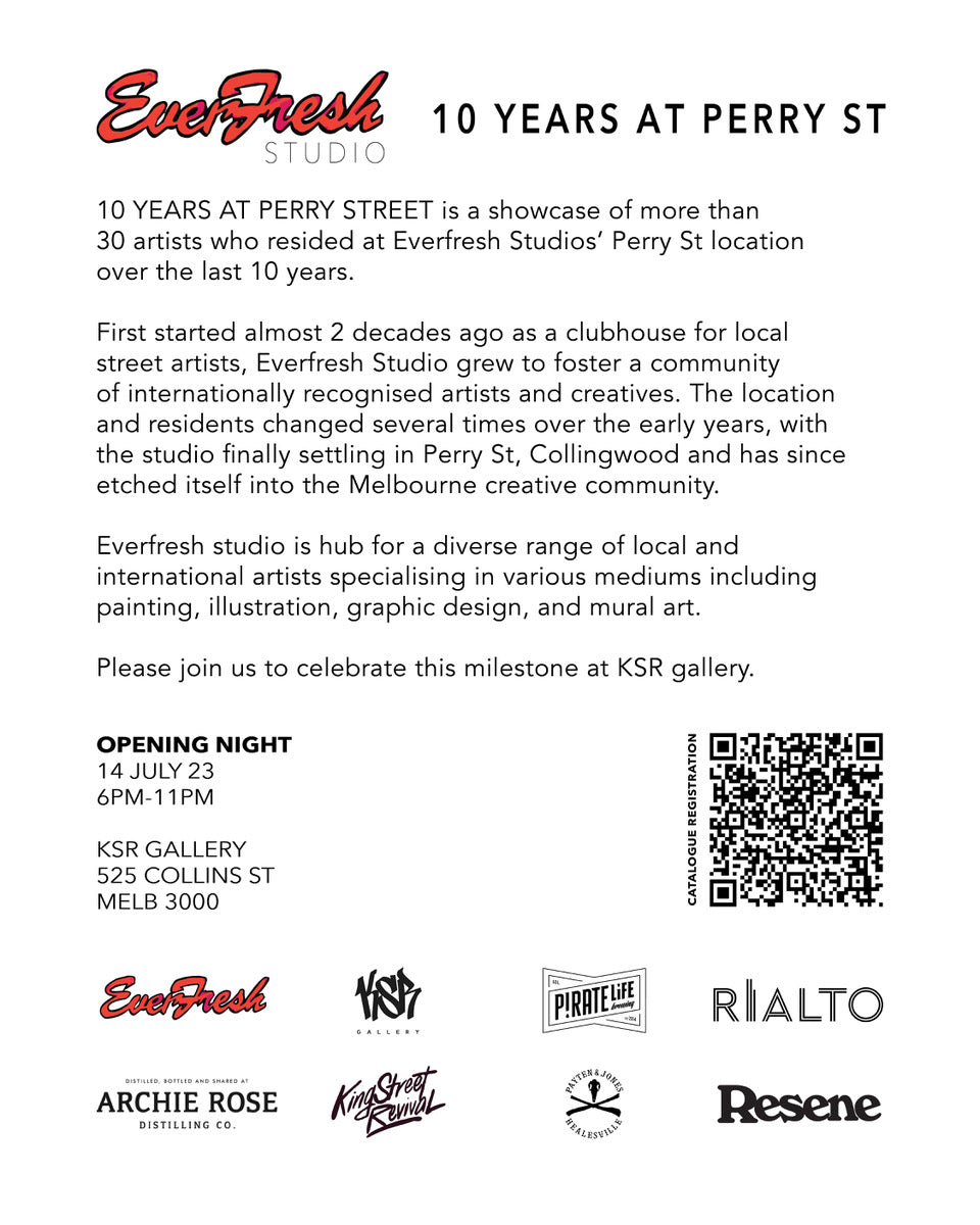 Charity Auction - Orange Sky - Everfresh Studios - KSR - RONE
