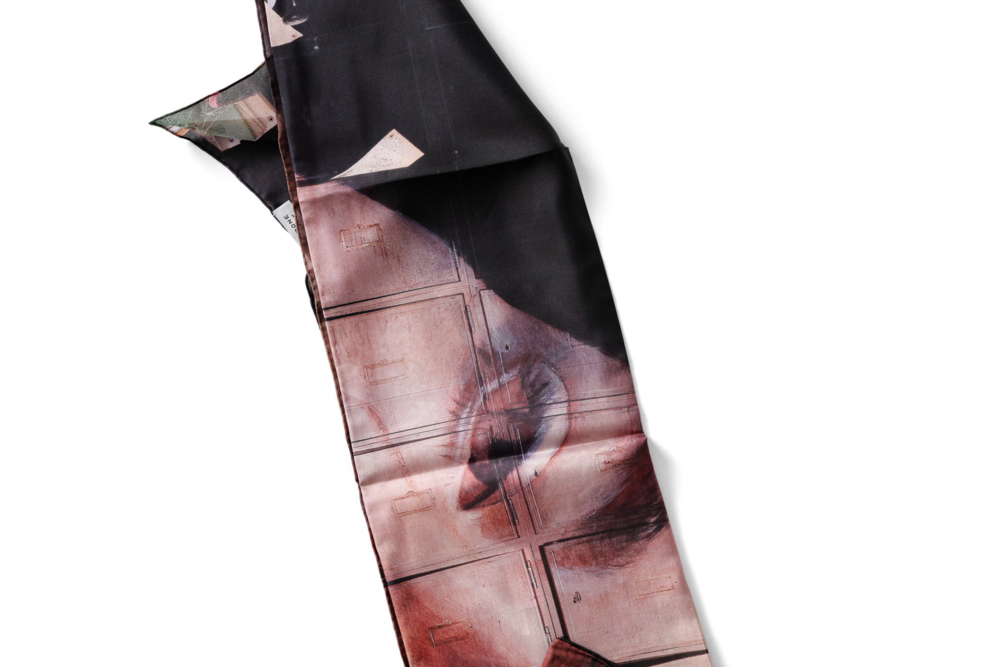 Folded Silk Scarf by Melbourne Artist Rone