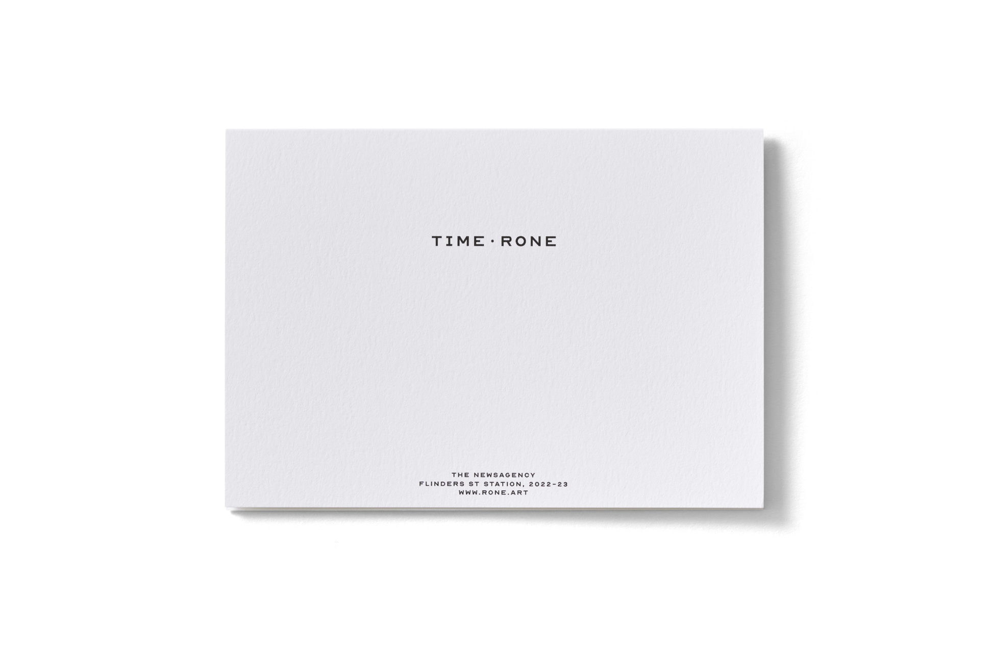 Rone Time Exhibition Greeting Card